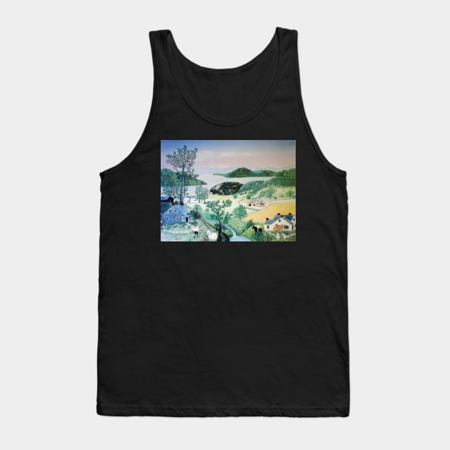 A Beautiful World by Grandma Moses Tank Top by QualityArtFirst